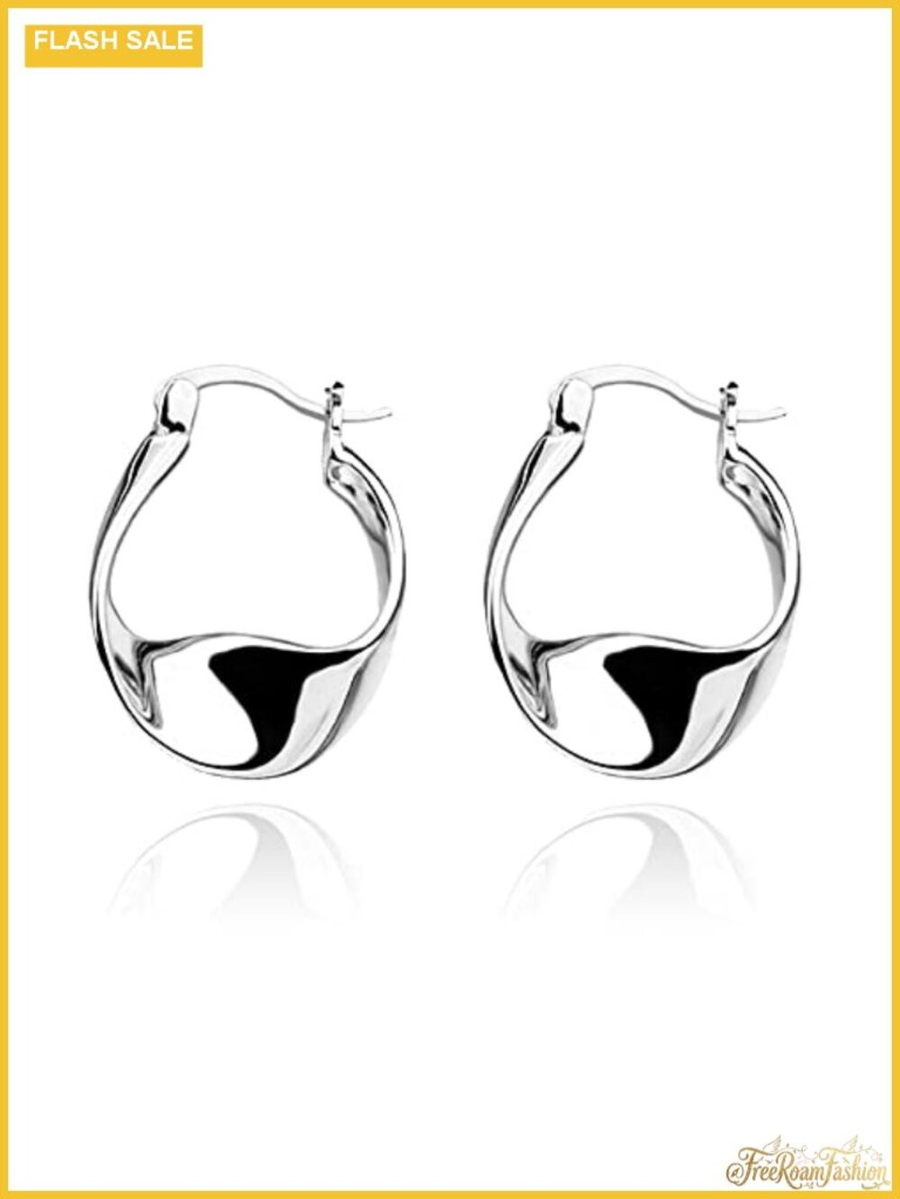 925 Sterling Silver Hoop Earrings for Women, Hypoallergenic Nickel-Free Huggie